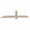 Ekena Millwork Eugene Smooth Timber Gable Bracket, Douglas Fir, 72"W x 12"H x 1 1/2"D x 3 1/2"F, 4/12 Pitch GBW072X12X0204EUG00SDF - alternate 2